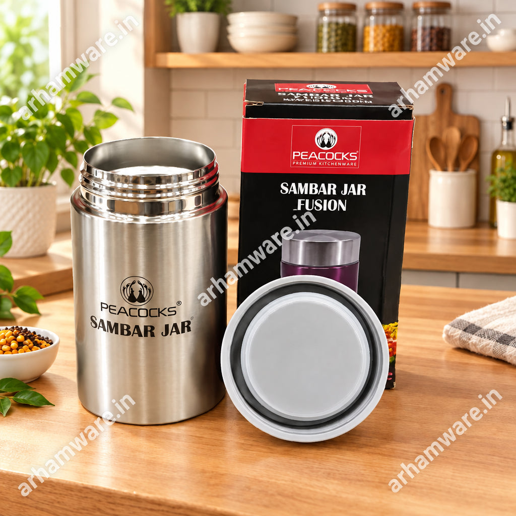 PE Birds Fusion Sambar Jar 220ml Thermal Vacuum Insulated