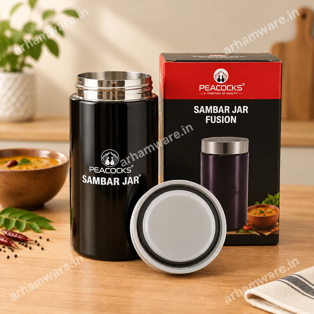 PE Birds Fusion Sambar Jar 300ml Thermal Vacuum Insulated