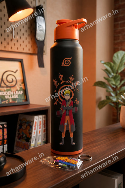 Go24 Naruto Ninja 1000 Stainless Steel Bottle
