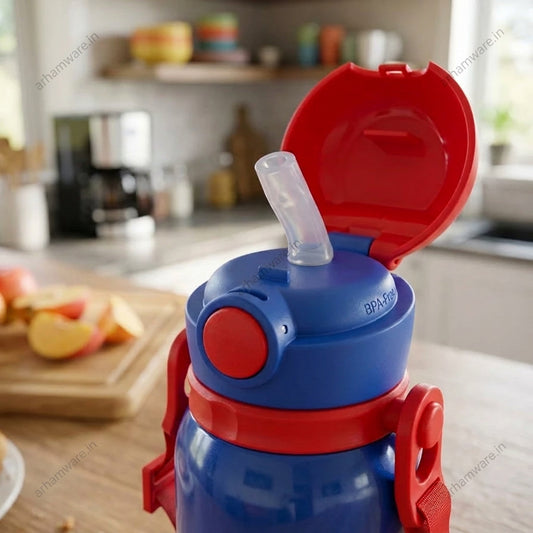 Milton Marvel Companion 450 Thermal Vacuum Insulated Kids Bottle with Straw