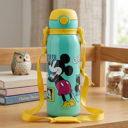 Milton Disney Companion 450 Thermal Vacuum Insulated Kids Bottle with Straw