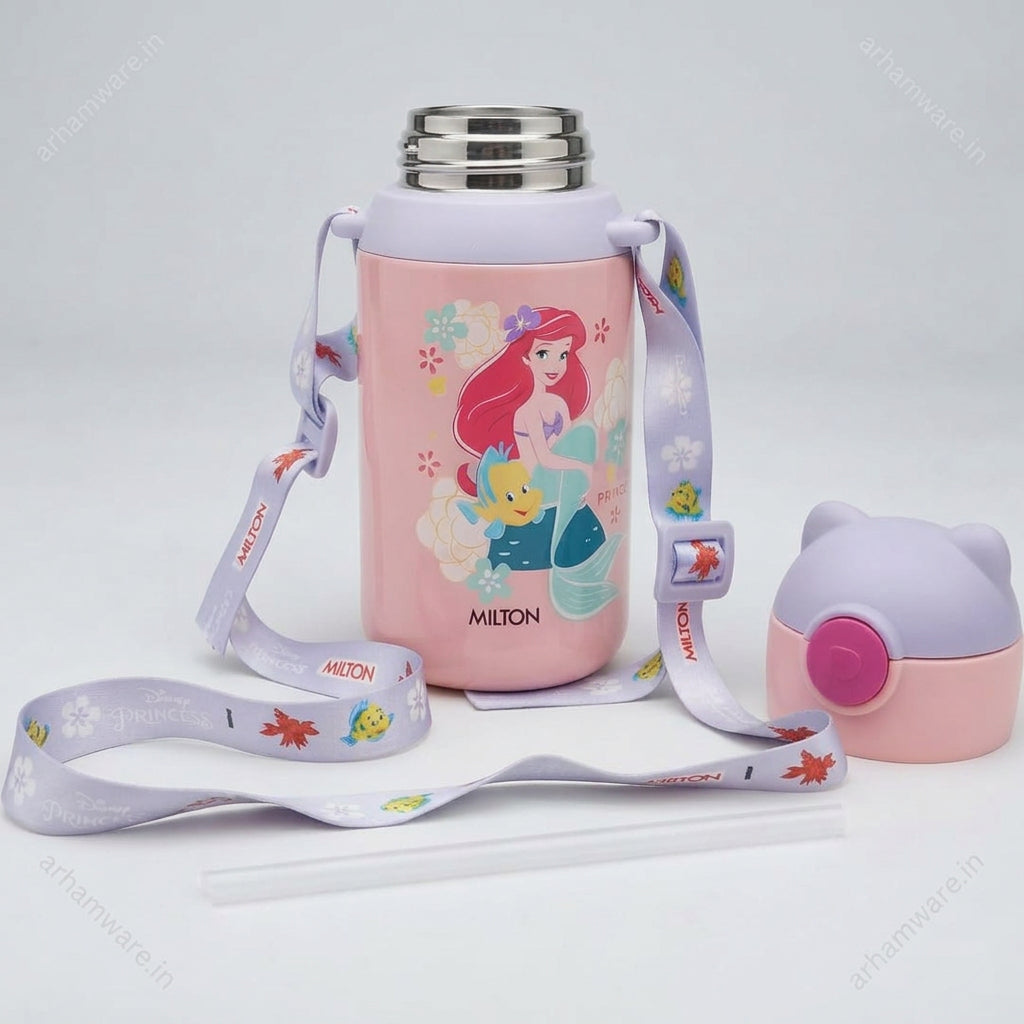 Milton Disney Sippup 500 Thermal Vacuum Insulated Bottle with Straw