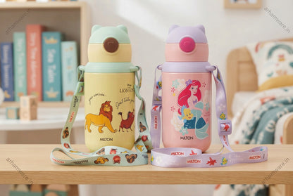 Milton Disney Sippup 500 Thermal Vacuum Insulated Bottle with Straw