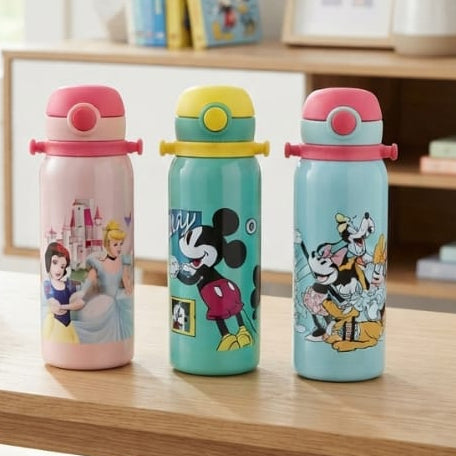 Milton Disney Companion 450 Thermal Vacuum Insulated Kids Bottle with Straw