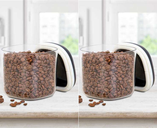 Tupperware Clear Canister 780ml Set Of 2 @ 25% Discount