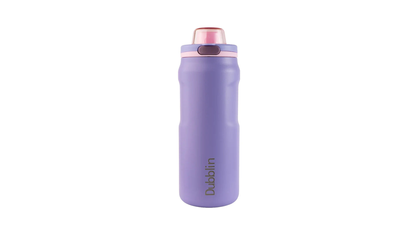 Dubblin Modern 600 Thermal Vacuum Insulated Bottle (Twin Flow: Gulper Plus Straw Sipper)