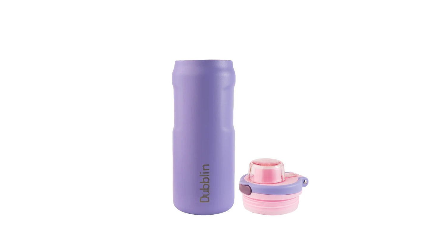 Dubblin Modern 600 Thermal Vacuum Insulated Bottle (Twin Flow: Gulper Plus Straw Sipper)