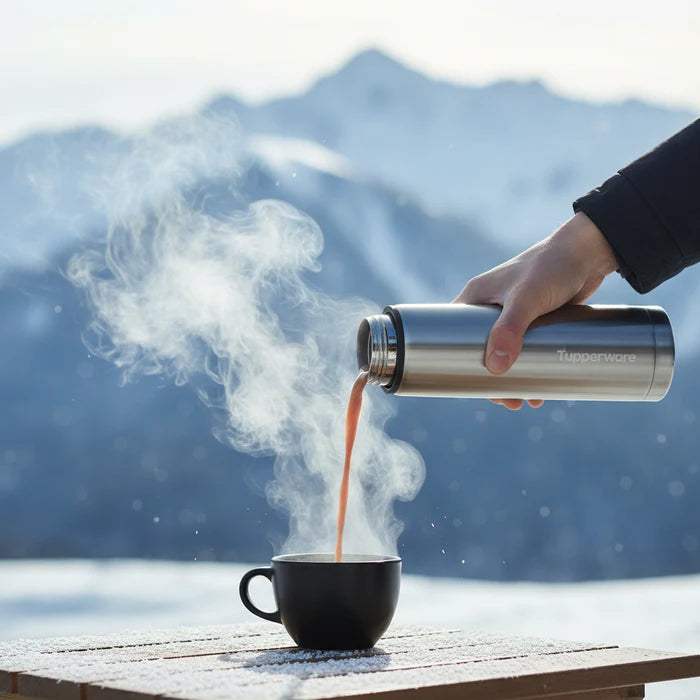 Tupperware Stainless Steel Thermal Vacuum Insulated Flask @ 20% Discount