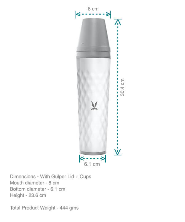 Vaya Drynk Thermal Vacuum Insulated 525ml with Gulper Lid