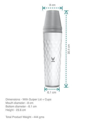Vaya Drynk Thermal Vacuum Insulated 525ml with Gulper Lid