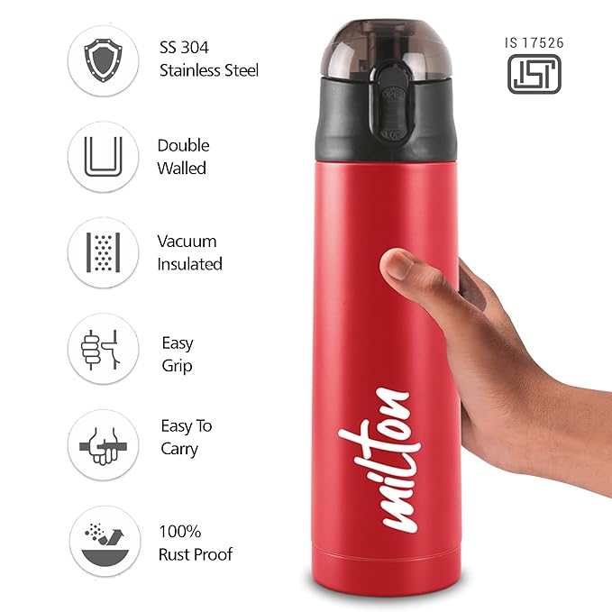 Milton Crown 600 Thermal Vacuum Insulated Bottle with FlipCap
