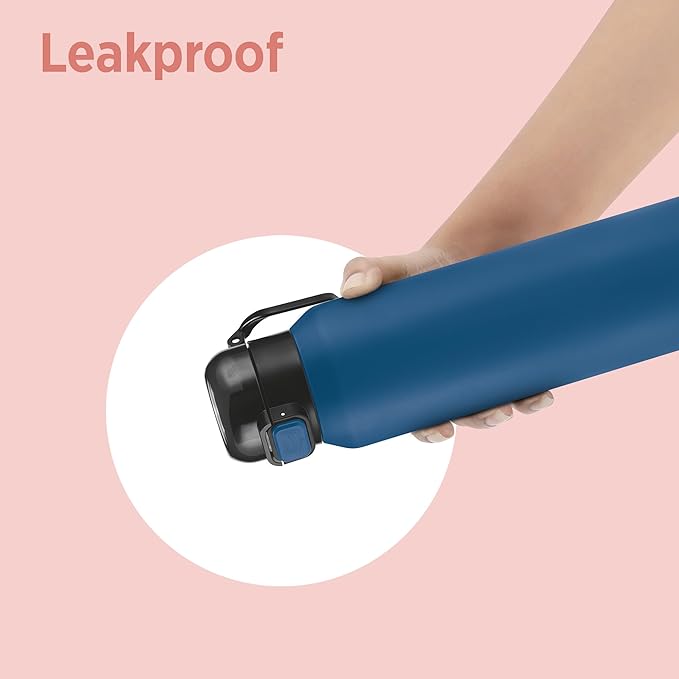 Milton Dual Flow 600 Thermal Vacuum Insulated Bottle with Straw
