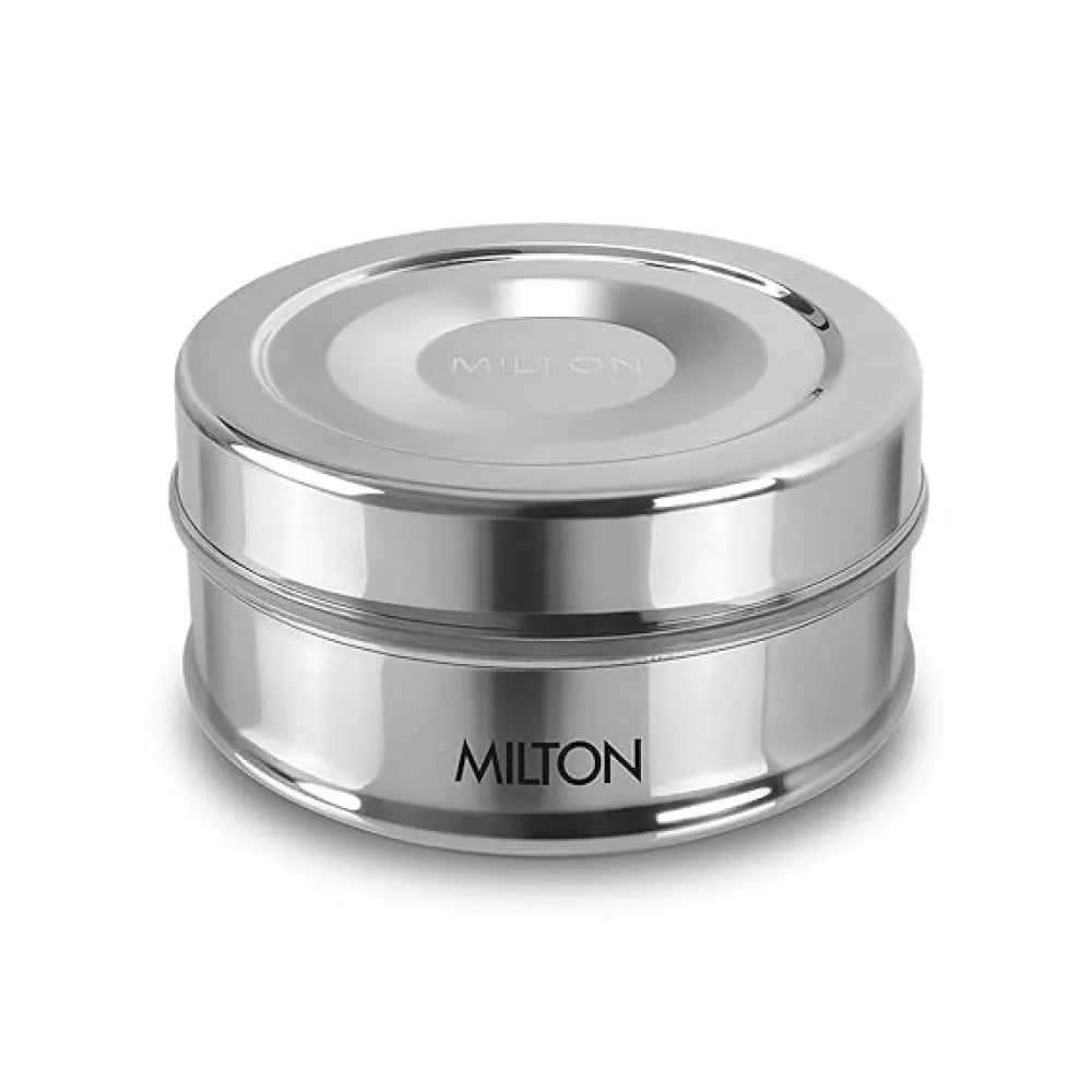 Milton Double Wall Stainless Steel Snack Container with Inner Plate