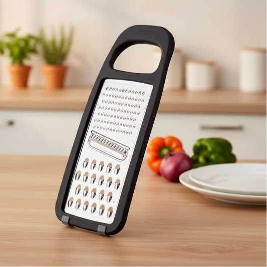 Tramontina Utilita Grater with Polypropylene Handle & Non-Slip Rubber Base