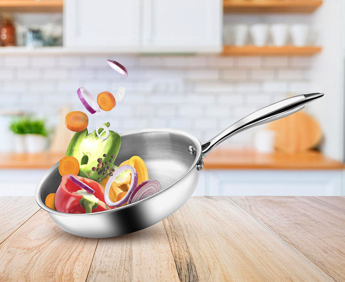 Vaya Tri-Ply Frypan - Stainless Steel