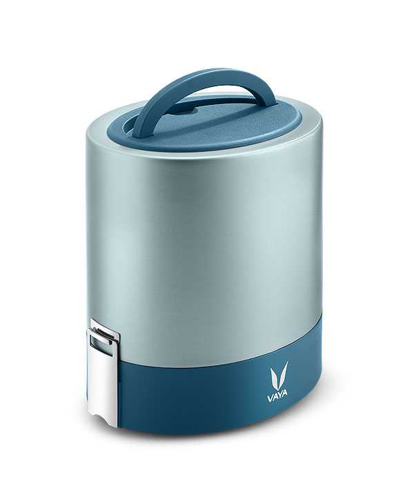 Vaya Tyffyn 1000ml Thermal Vacuum Insulated with 2 inner containers (400ml * 1 + 600ml * 1 Copper Coated Inner Containers)