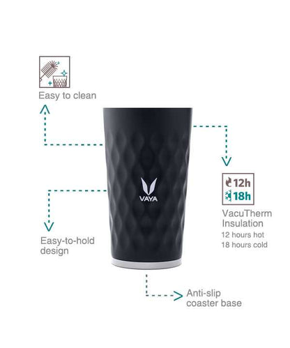 Vaya Drynk Thermal Vacuum Insulated 350ml with Gulper Lid