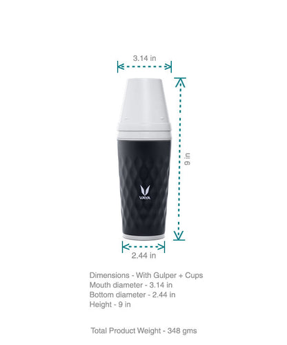 Vaya Drynk Thermal Vacuum Insulated 350ml with Gulper Lid