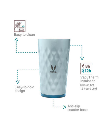 Vaya Drynk Thermal Vacuum Insulated 350ml with Gulper Lid