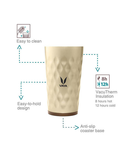 Vaya Drynk Thermal Vacuum Insulated 350ml with Gulper Lid