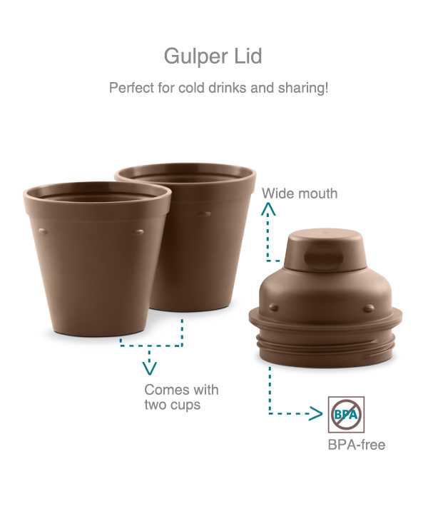 Vaya Drynk Thermal Vacuum Insulated 350ml with Gulper Lid