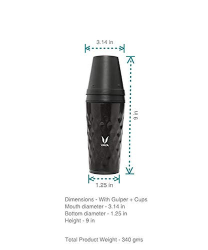 Vaya Drynk Thermal Vacuum Insulated 350ml with Gulper Lid