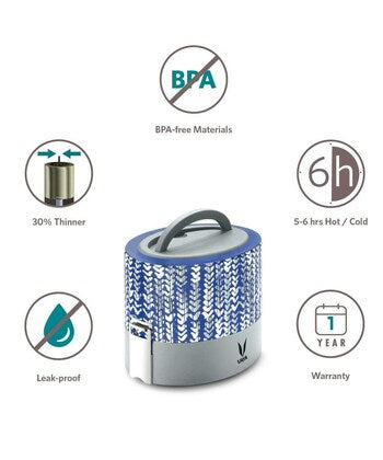 Vaya Tyffyn 600 ml Vacuum Insulated Stainless Steel Graphics