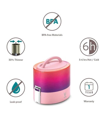 Vaya Tyffyn 600 ml Vacuum Insulated Stainless Steel Graphics