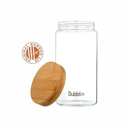 Dubblin Borosilicate Glass Storage Container With Wooden Lid
